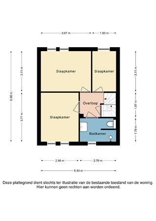 Plattegrond - Wackersstraat 26, 6471 KA Eygelshoven - Wackersstraat 26 Eygelshoven - Verdieping 2D.jpg